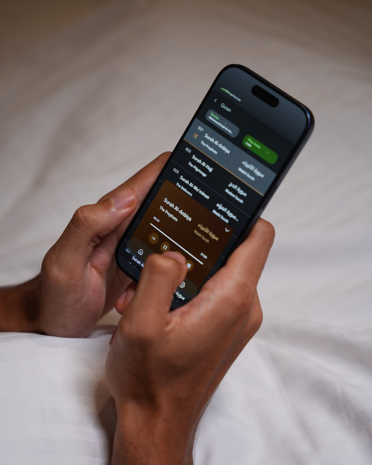 Control Waqtly from your phone.